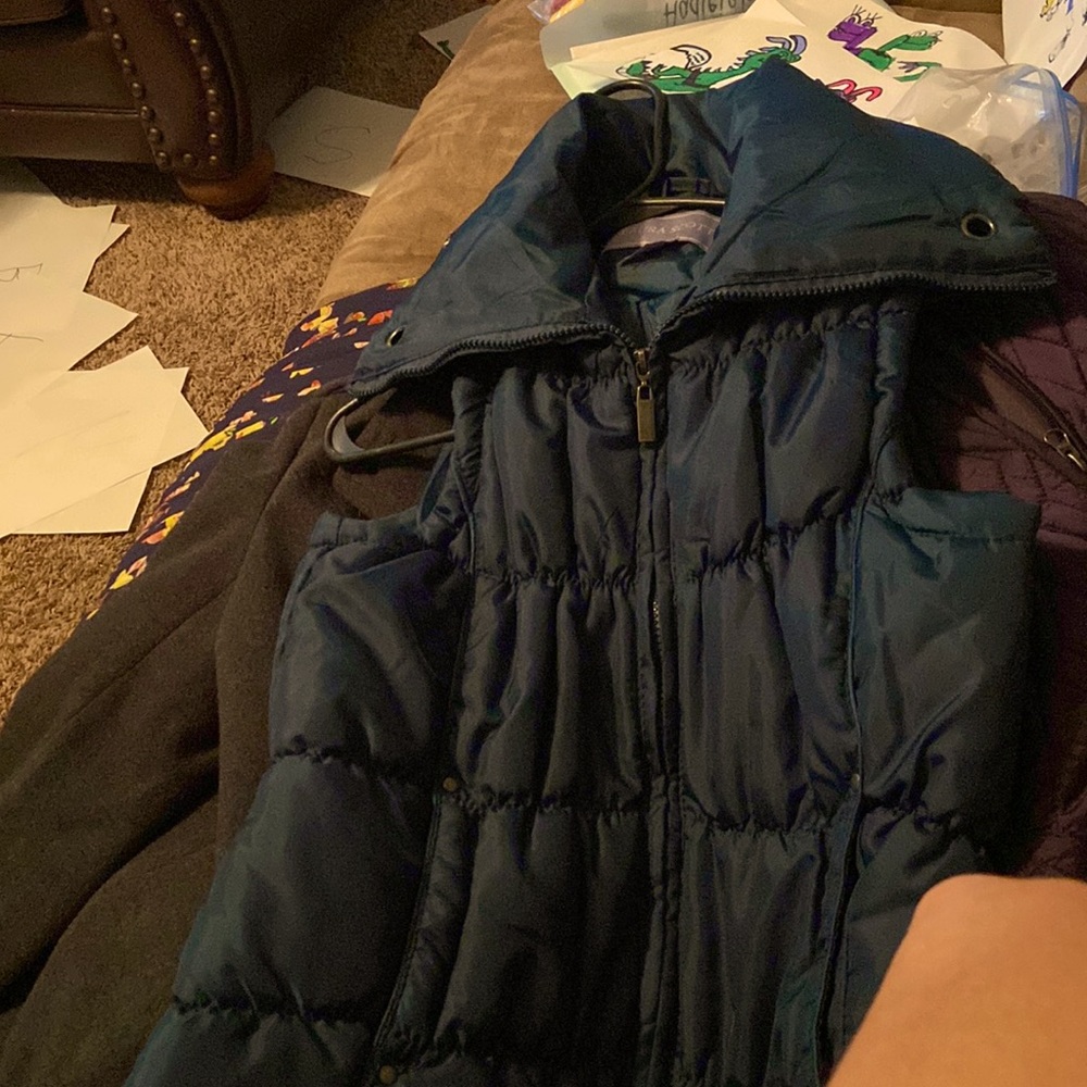 Rich dark green vest